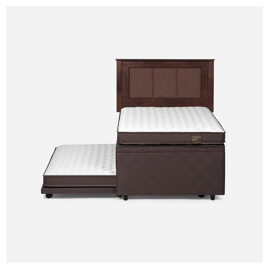 Bed Boxet Ergo T New 1,5 Plazas + Respaldo Rachel