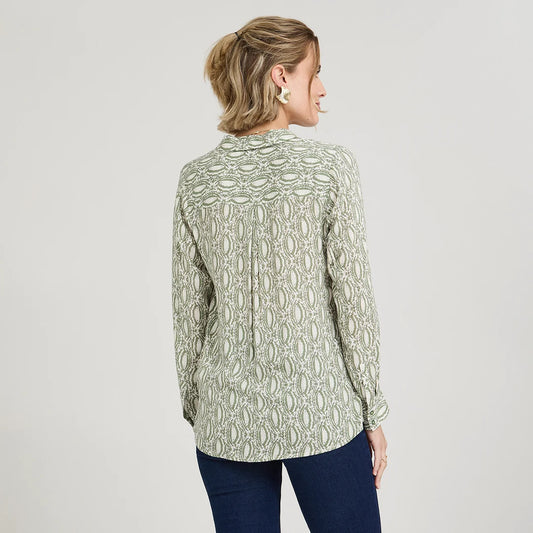 BLUSA VERDE MANGA LARGA | WEEKEND