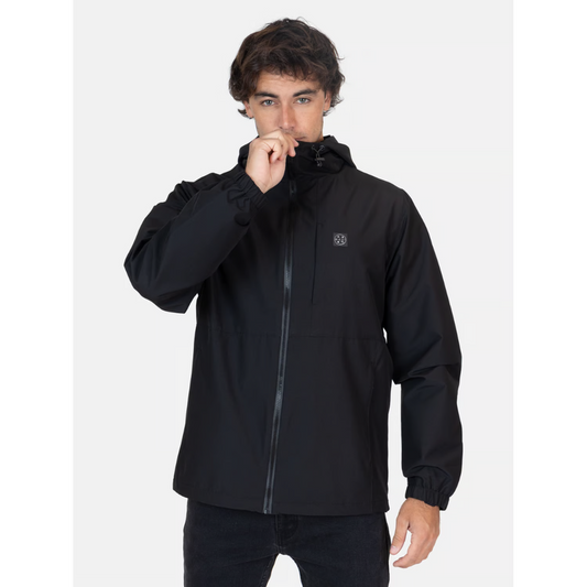 Cortaviento Maui And Sons Negro Liso Hombre