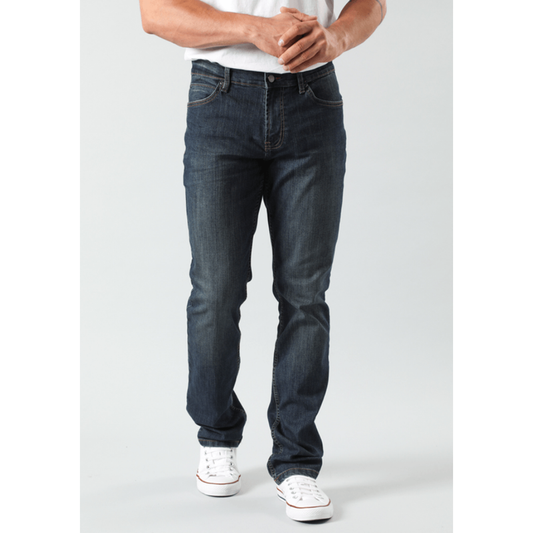 Jeans Wrangler Hombre Brooklyn Classic Straight Fit Peach Blue