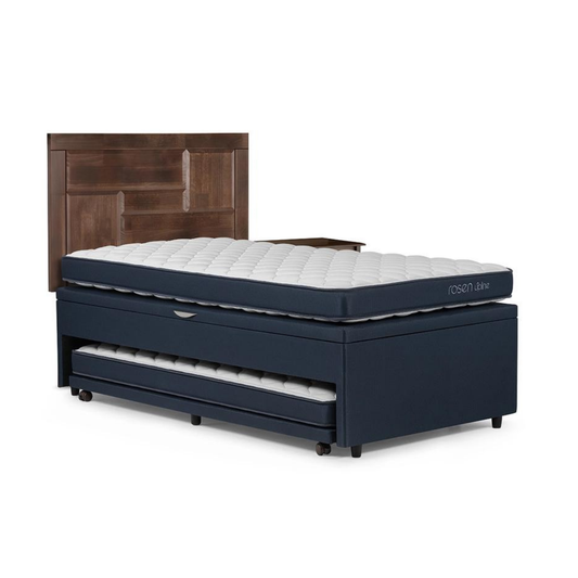 Bed Boxet Upline 1,5 Plazas + Muebles Dolce