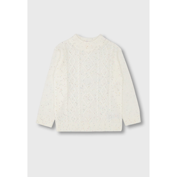 Sweater Osito RD Mu Blanco Niña OSWA665