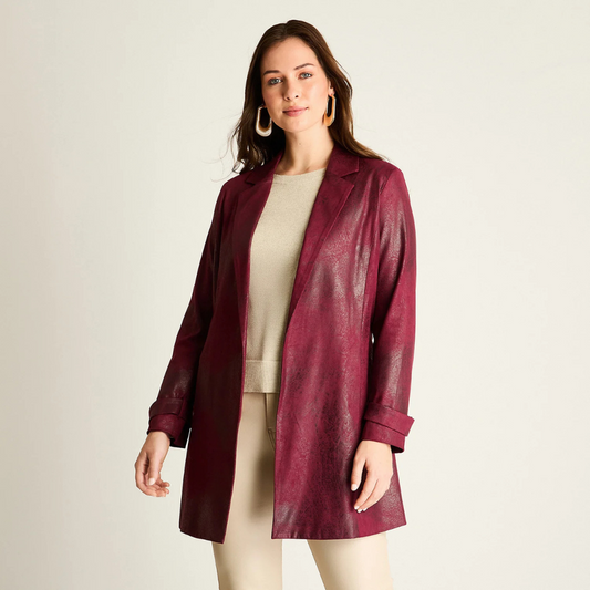 Chaqueta Lorenzo Di Pontti Burdeo Midi Mujer
