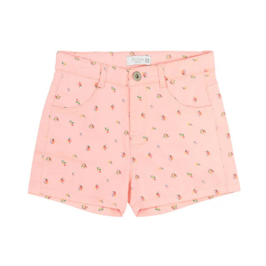 Short Ficcus Energy Kids Niña Coral Claro 2 a 6 Años