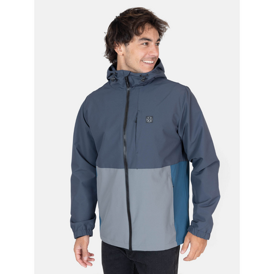 Cortaviento Maui And Sons Azul Liso Hombre