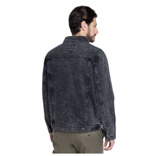 Chaqueta Potros Negro Denim Oporto