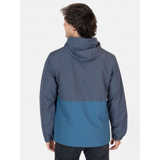 Cortaviento Maui And Sons Azul Liso Hombre