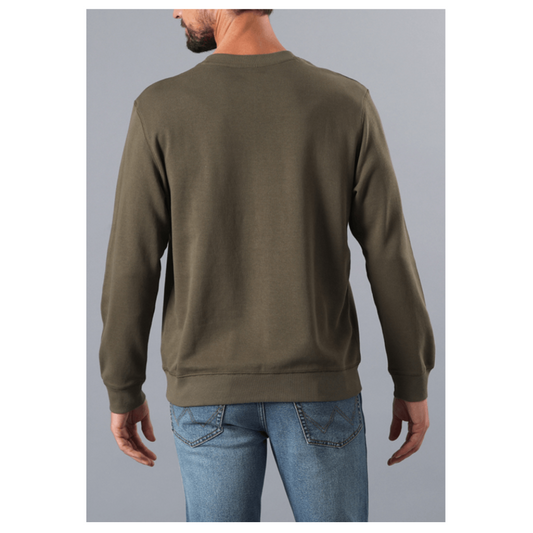 Polerón Wrangler Eagle Crew Deep Green