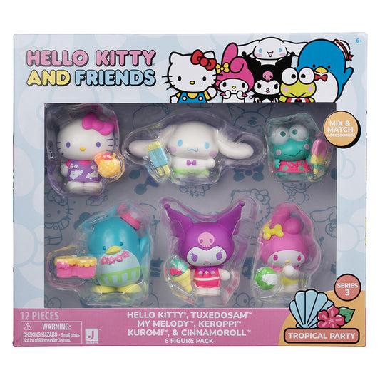 HELLO KITTY PACK DE 6 FIGURAS | IMEXPORTA