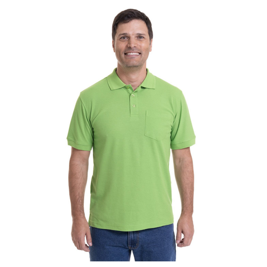 Polera Kotting hombre Pique Lisa 180Gr Mc verde