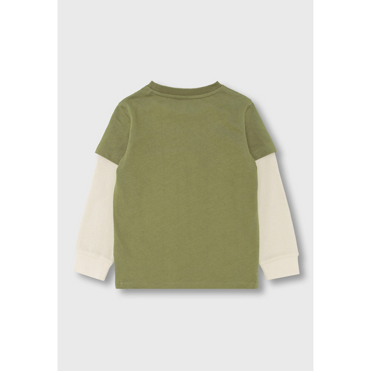 Polera Osito Verde Niño