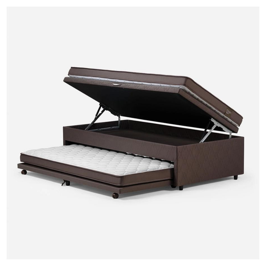 Bed Boxet Ergo T New 1,5 Plazas + Respaldo Rachel