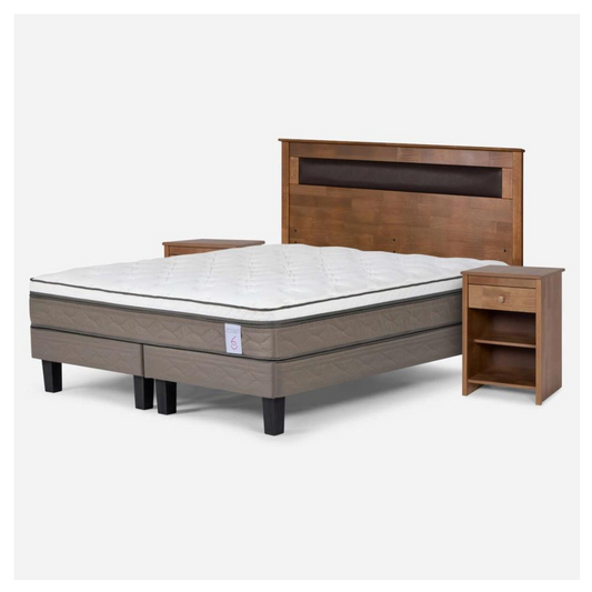 Cama New Style 6 de 2 Plazas + Muebles Ferrara rosen