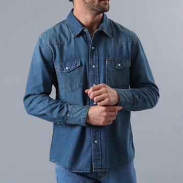 CAMISA WRANGLER 27 MWZ ICON MEN SHIRT STONE