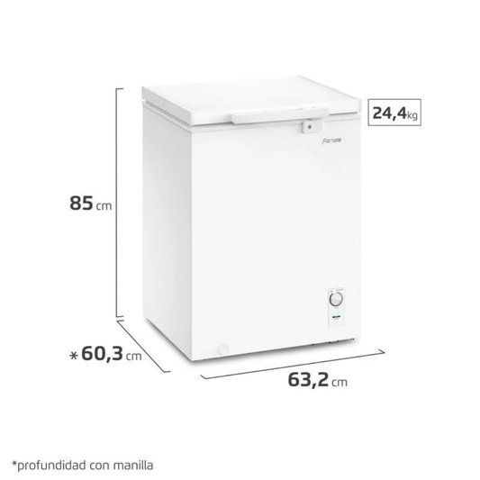 CONGELADOR FENSA HORIZONTAL DUAL 142 L Z150D