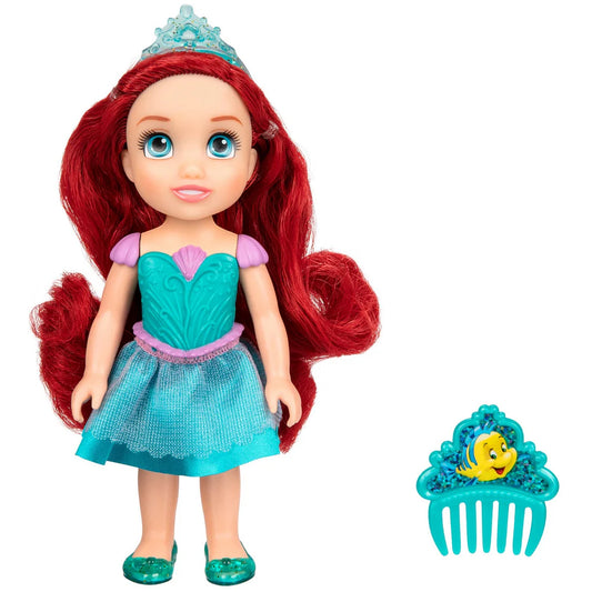 MUÑECA 15 CM CON PEINE PRINCESA LA SIRENITA | ANSALDO