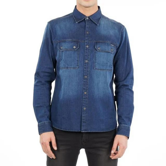 CAMISA ELLUS AZUL MEDIO DENIM