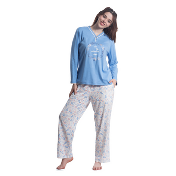 Pijama Mon Amour Algodón Estampado Flores