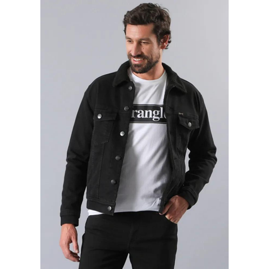 Jeans Wrangler Hombre Tiro Alto Texas Regular Fit Black