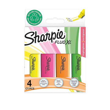 Destacador Sharpie 4 Colores Blade Fluor