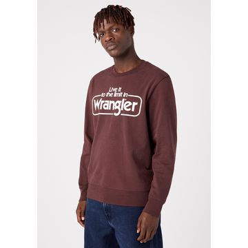 Polerón Wrangler Seasonal Crew Aubergine