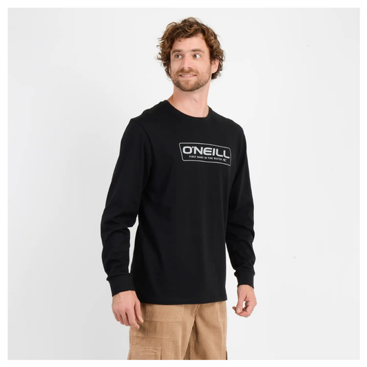 Polera O'neill Negro hombre Manga Larga