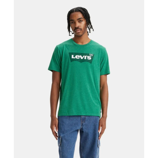 Polera verde logo Levi's Hombre Graphic Crewneck Tee