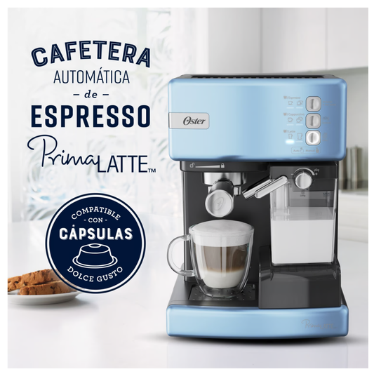 Cafetera Oster Espresso Azul