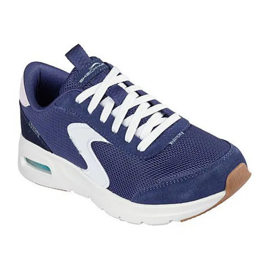 Zapatilla Skechers Court air wave dama Navy