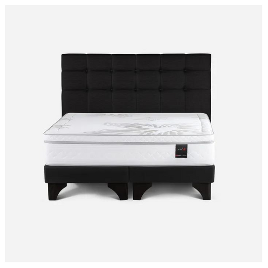 Cama Art 4 Super King + Respaldo Issey