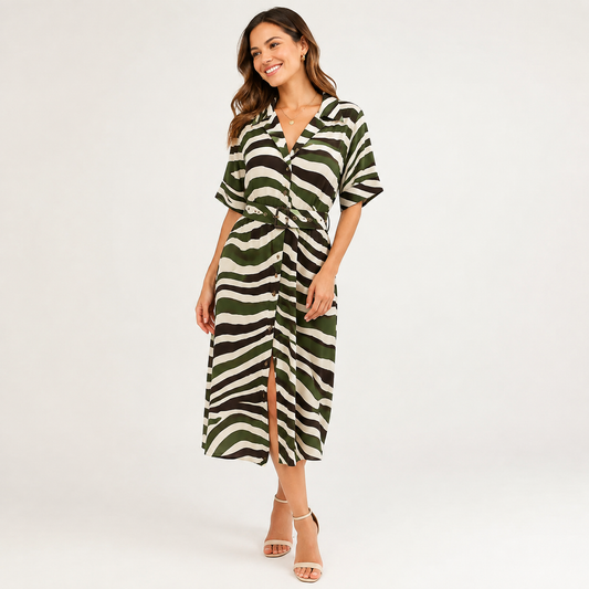 VESTIDO LARGO ESTAMPADO | GIVE