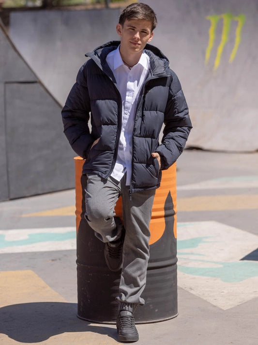 Parka Escolar Maui & Sons azul marino oscuro.