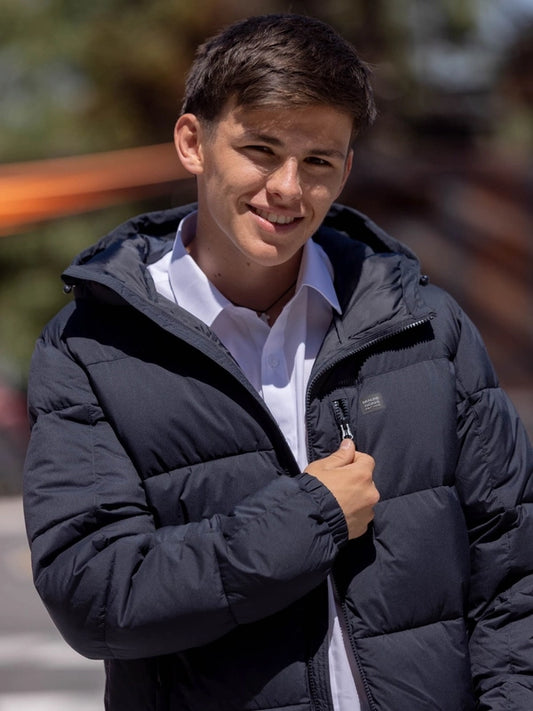 Parka Escolar Maui & Sons azul marino oscuro.