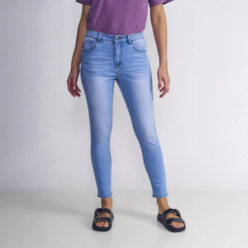Jeans Ellus Celeste Gisele Tiro Alto Mujer