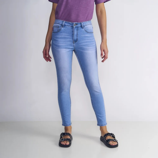Jeans Ellus Celeste Gisele Tiro Alto Mujer