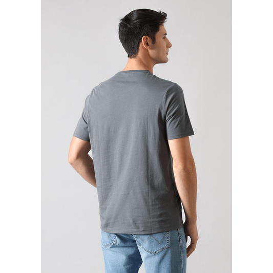 Polera Wrangler Hombre Red Box Faded Black