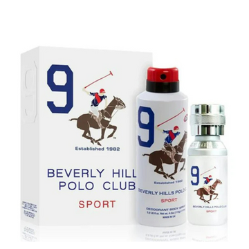 Estuche Polo Beverly Hills Sports Men Nine Edt 50 + Deo