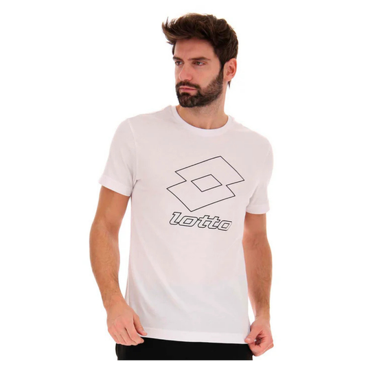 Polera Deportiva Hombre Lotto - Smart IV Blanco