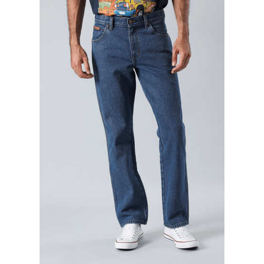 Jeans Wrangler Hombre Texas Regular Fit New Stonewash