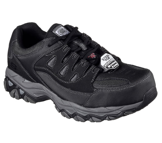 MEN'S HOLDREDGE ST - WORK STEEL TOE BLK | SKECHERS