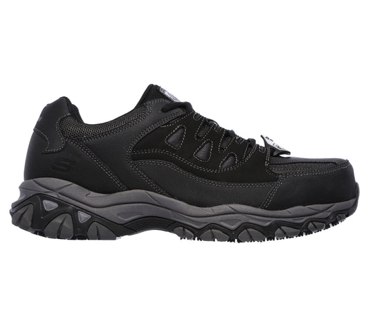 MEN'S HOLDREDGE ST - WORK STEEL TOE BLK | SKECHERS