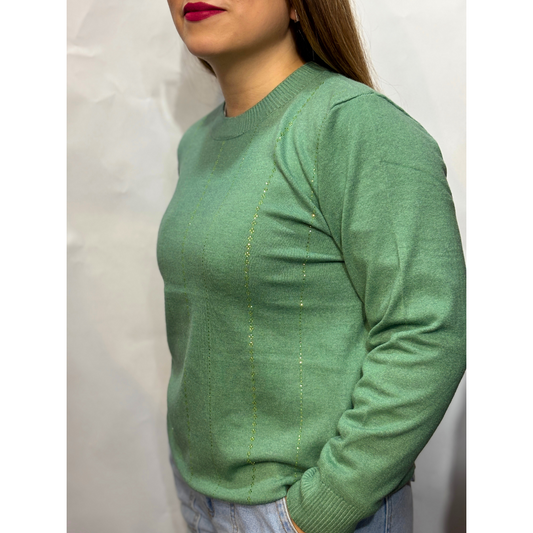 Sweater Amira verde 0096 ZZB