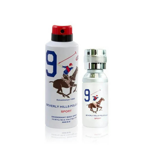 Estuche Polo Beverly Hills Sports Men Nine Edt 50 + Deo