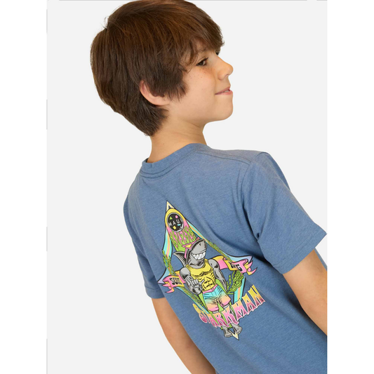 Polera Maui And Sons Manga Corta Sharkman Niño