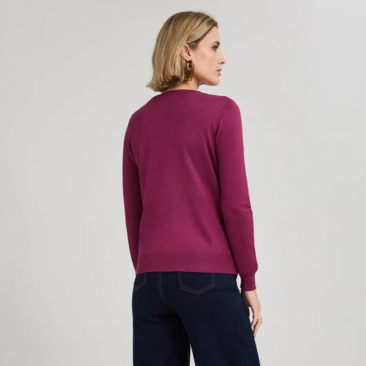 CARDIGAN MORADO | WEEKEND