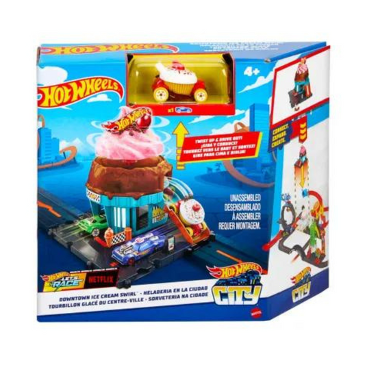 PISTA JUGUETE HELADERIA HOT WHEELS