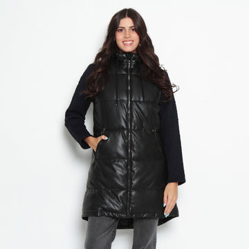 PARKA ECOCUERO SIN MANGAS | WADOS