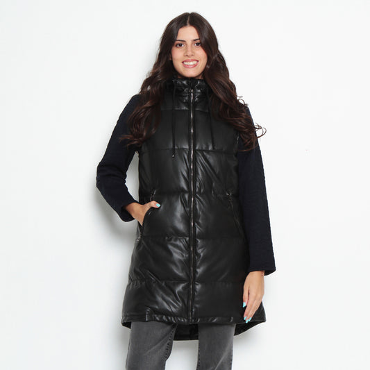 PARKA ECOCUERO SIN MANGAS | WADOS