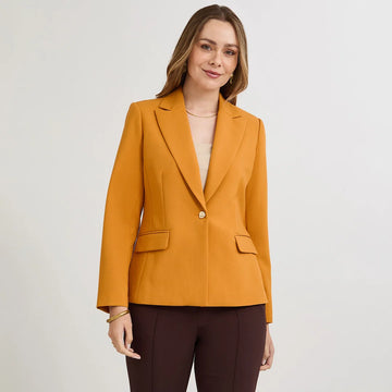 BLAZER MOSTAZA CON BOTON | LORENZO DI PONTTI