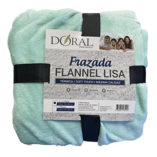 FRAZADA DORAL FLANNEL LISA 2.5 PL MIX